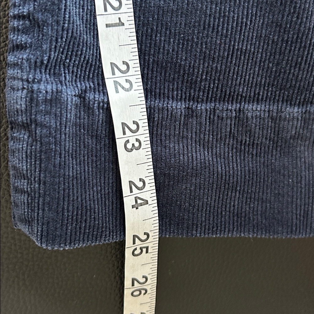 Maeve Corduroy Navy Wide-Leg Pants - Picture 12 of 12
